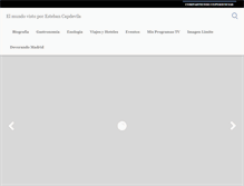 Tablet Screenshot of estebancapdevila.com